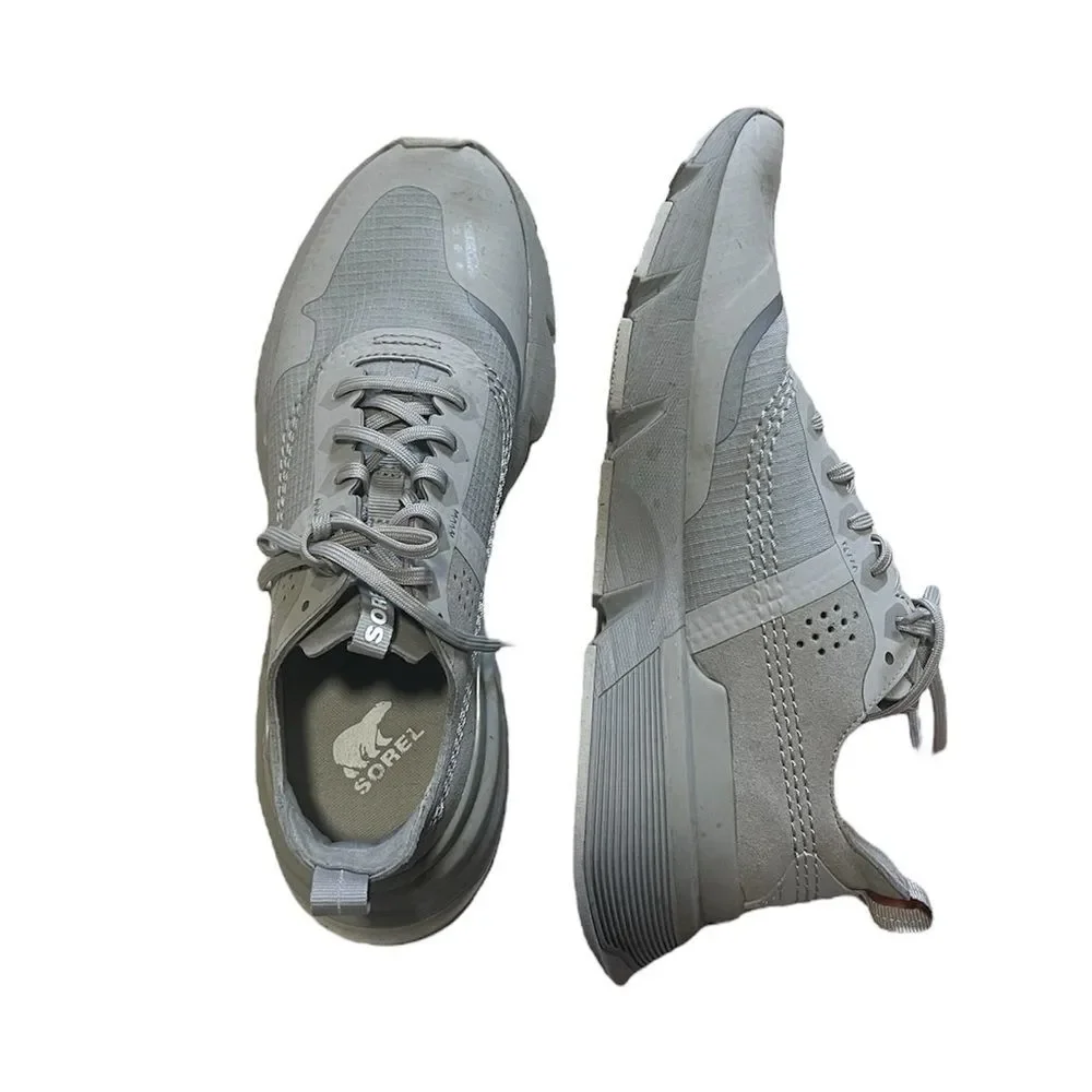 Sorel Kinetic Rush Women's Gray Ripstop Sneakers Shoes NL4284-081 Size 8